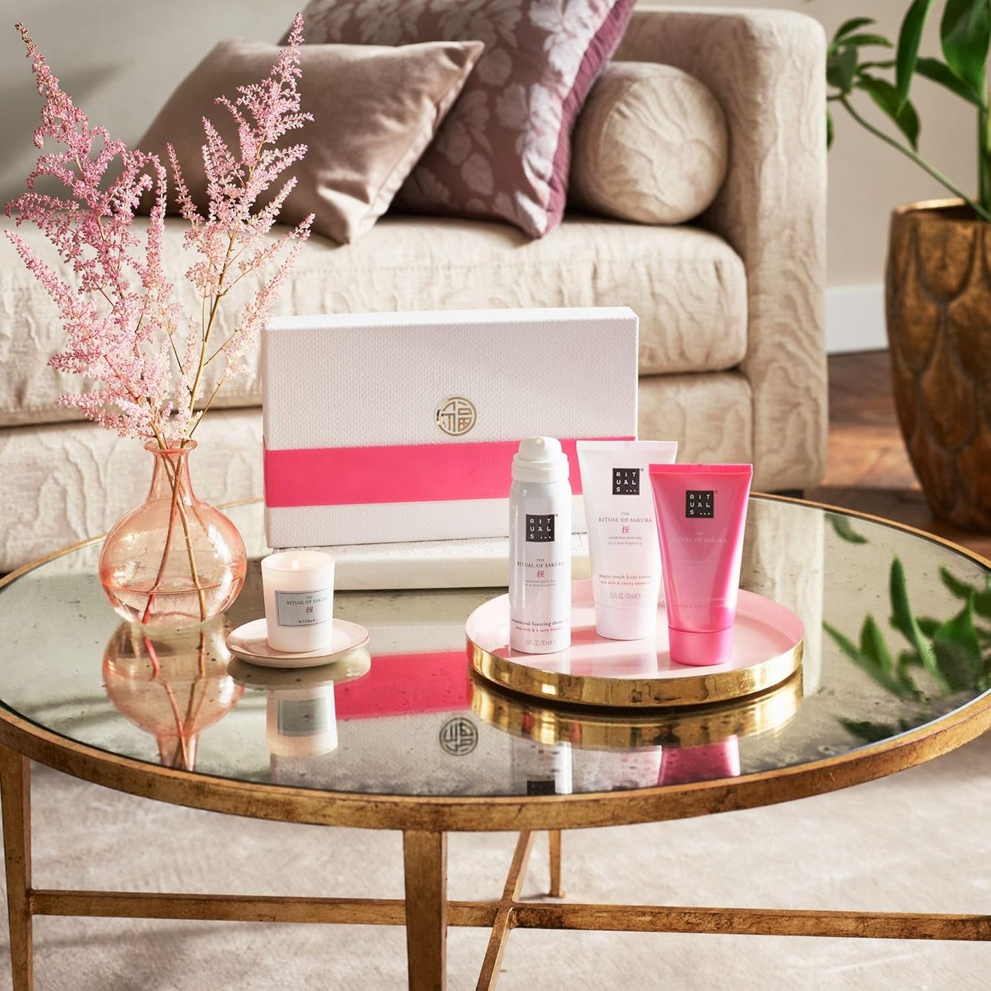 RITUALS Geschenkset the Ritual of Sakura, S – Geschenkbox Mit Produkten Für Die Körperpflege Mit Reismilch Und Kirschblüten – Pflegende Eigenschaften