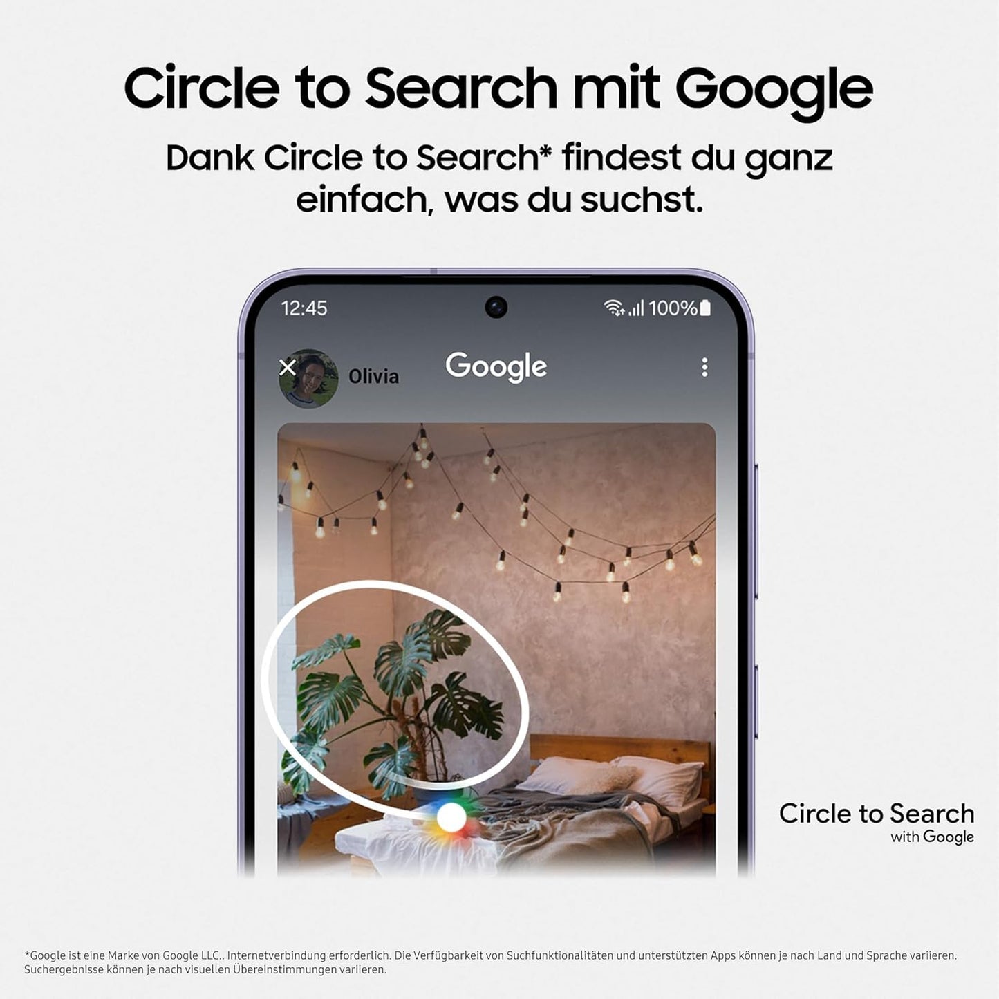 Samsung Galaxy S24 AI Smartphone, Android-Handy Ohne Vertrag, 8 GB RAM, 256 GB Speicher, 50-Mp-Kamera, Lange Akkulaufzeit, Cobalt Violet, 3 Jahre Herstellergarantie