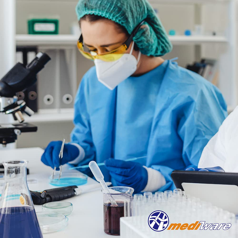 Einmalpinzetten - 50 Stück Sterile Kunststoffpinzetten für private Nutzer, Arztpraxen und Krankenhäuser – Ideal für eine angenehme Anwendung!