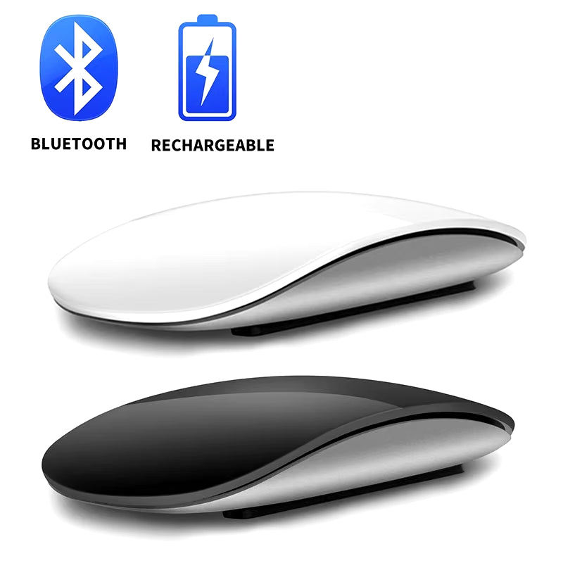 For Apple Wireless Bluetooth Rechargeable Silent Multi Arc Touch Mice Ultra-Thin Magic Mouse for Macbook Pro Air Mini Laptop PC