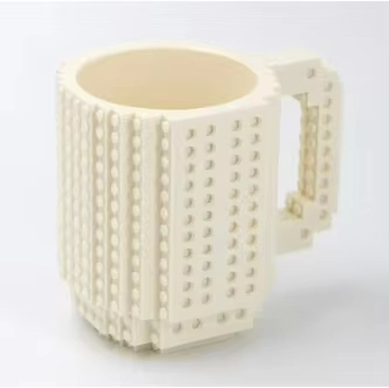 350ml Creative Building Block Mug - Versatile Coffee and Water Holder