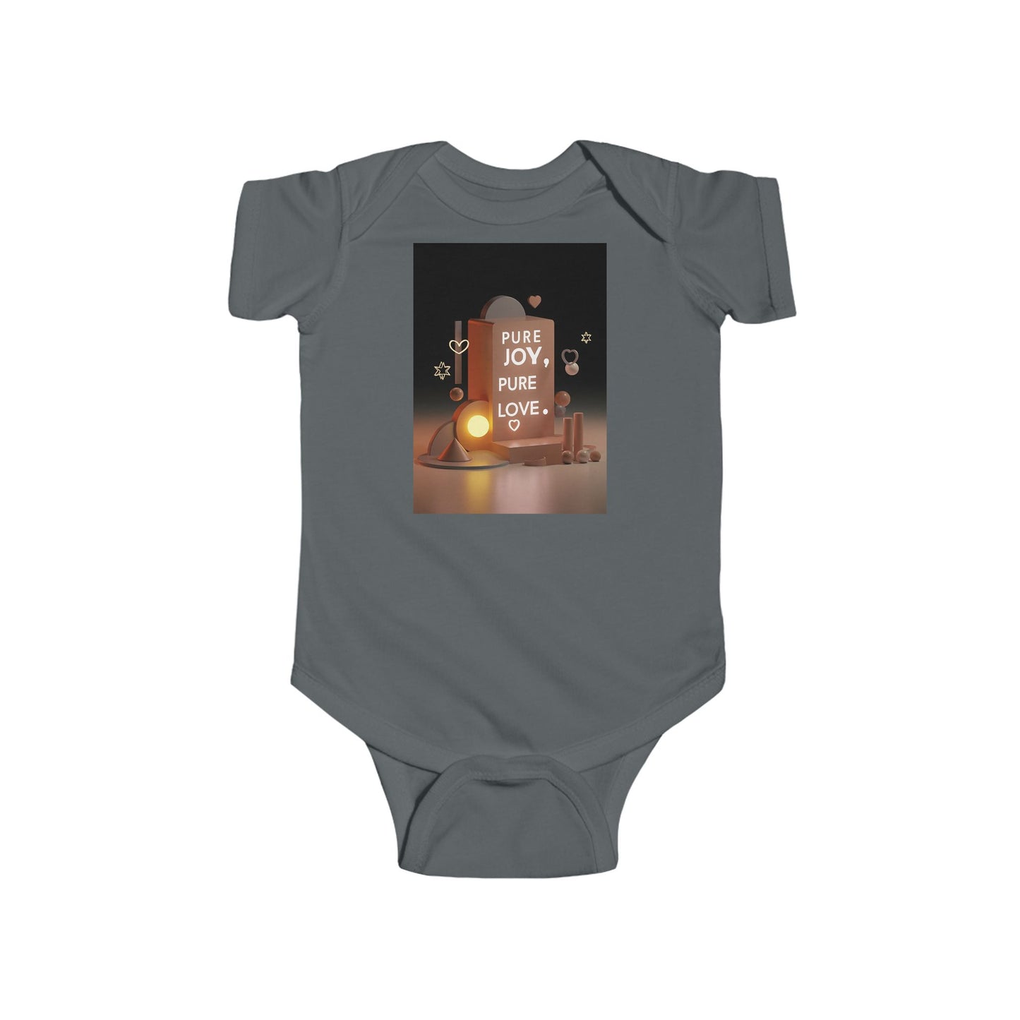 Pure Joy Pure Love T-shirt | Modern 3D Art Design | Romantic Quote Tee | Aesthetic Love Gift | Valentine's Day Shirt