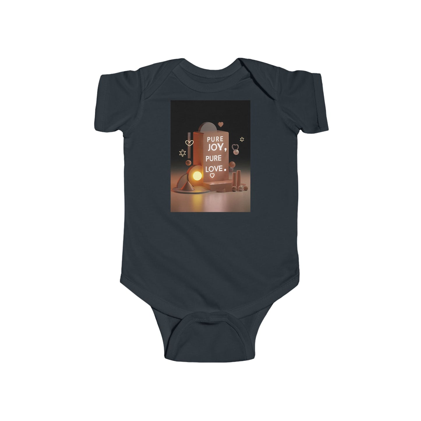 Pure Joy Pure Love T-shirt | Modern 3D Art Design | Romantic Quote Tee | Aesthetic Love Gift | Valentine's Day Shirt