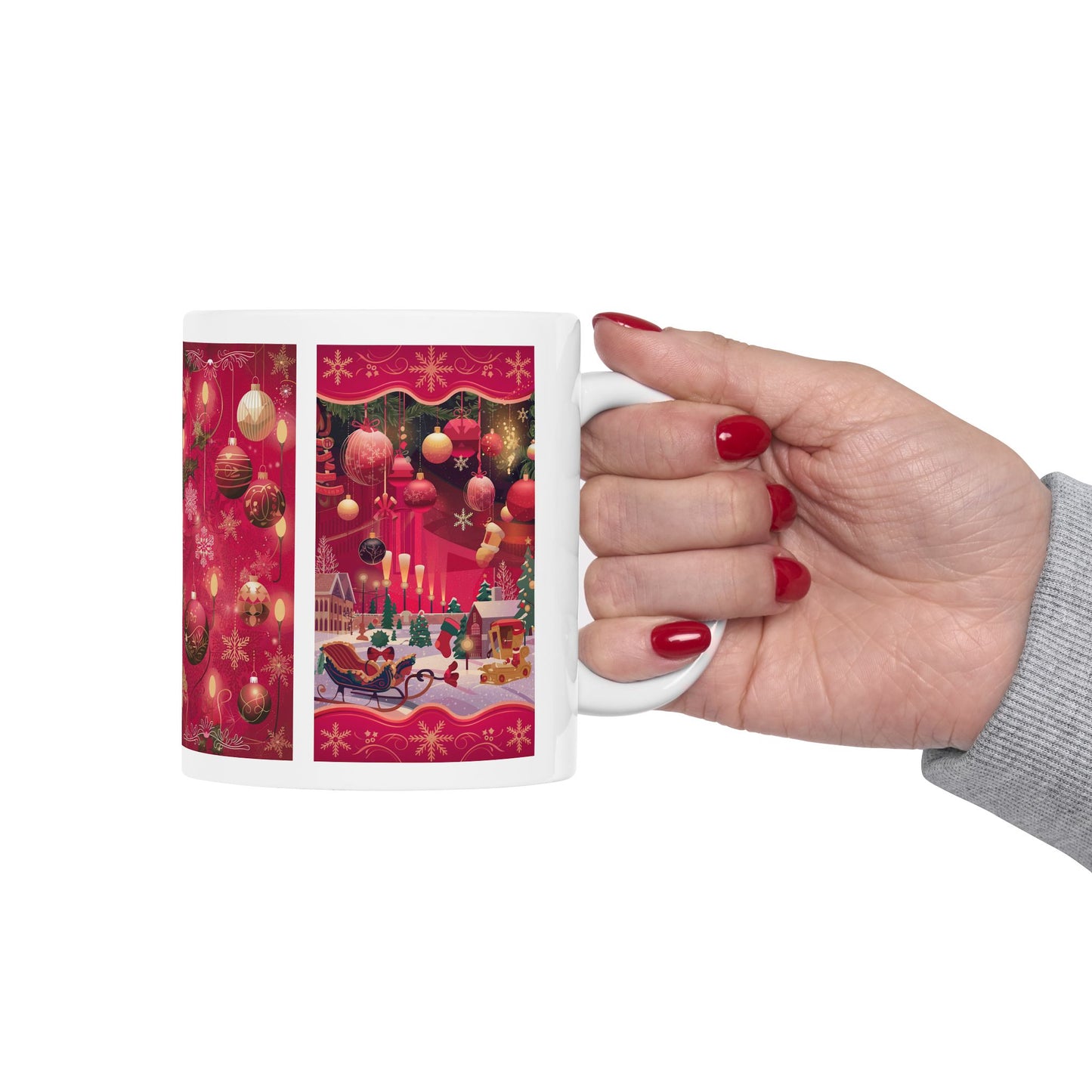 Christmas Village Mug | Holiday Magic Coffee Cup | Festive Winter Scene | Vintage Christmas Design | Christmas Mug | Christmas Lover Mug