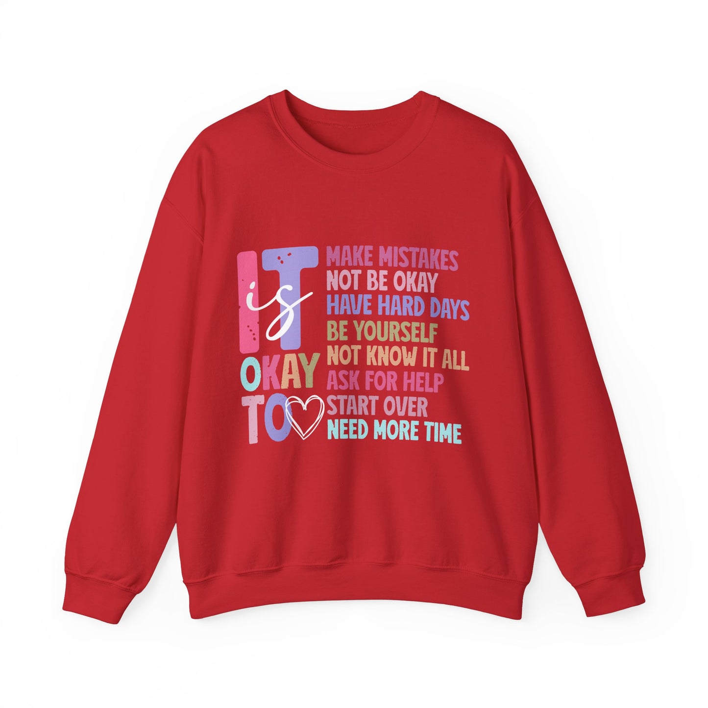 Cozy Heavy Blend™ Crewneck Sweatshirt | No-Itch Seamless Comfort Sweatshirt | Ribbed Knit Collar | Style That Lasts | Motivation Sweatshirt