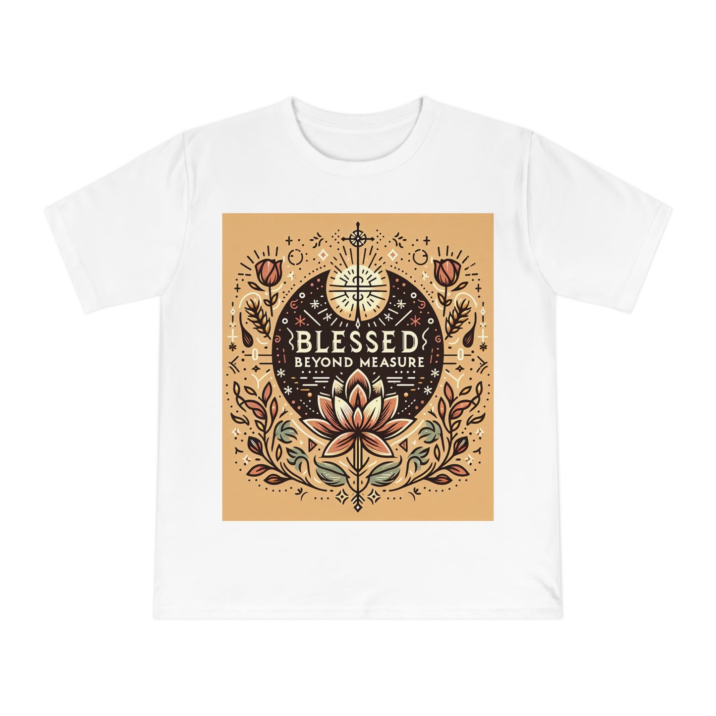 Blessed Beyond Measure T-shirt | Vintage Sunflower Faith Tee | Christian Women Gift | Spiritual Quote Shirt | Religious Clothing | Unisex
