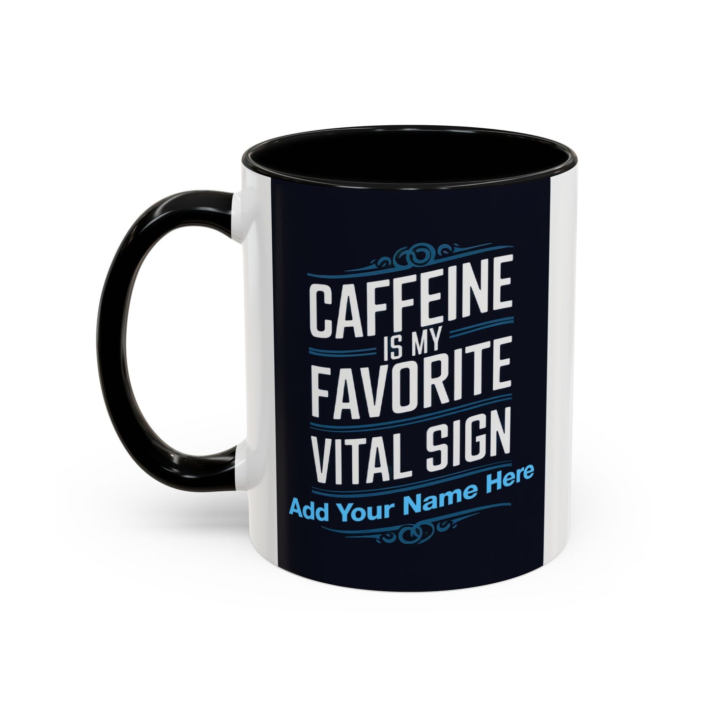 Personalized Coffee Mug | Add Your Own Name or Message |Initials Coffee Mug | Monogrammed Elegance for Your Morning | Custom Mug (11, 15oz)