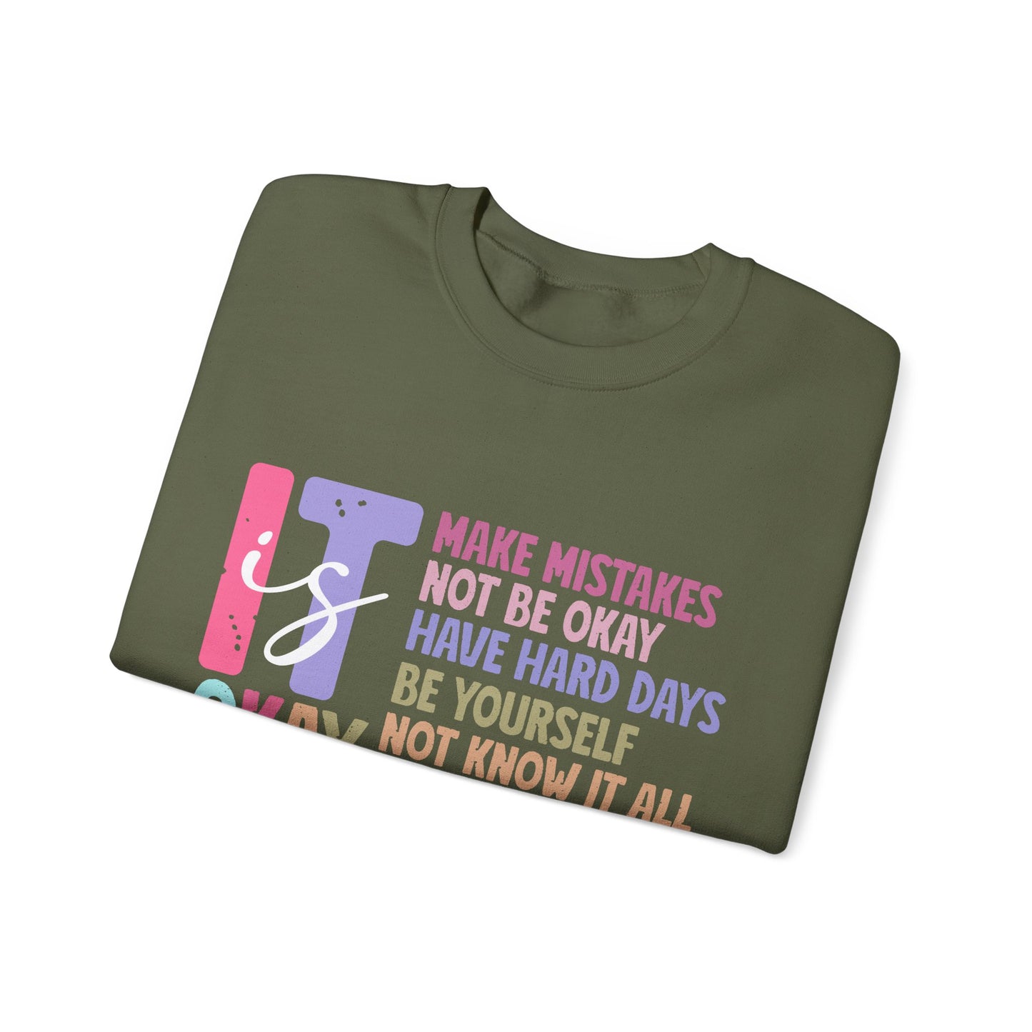 Cozy Heavy Blend™ Crewneck Sweatshirt | No-Itch Seamless Comfort Sweatshirt | Ribbed Knit Collar | Style That Lasts | Motivation Sweatshirt