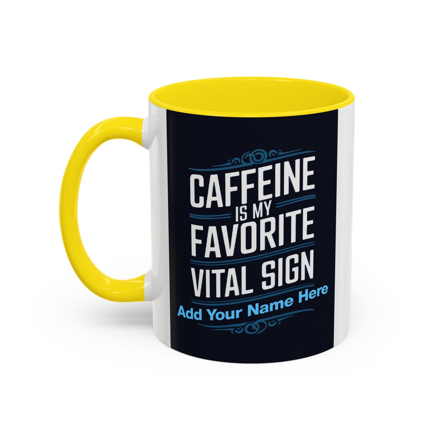 Personalized Coffee Mug | Add Your Own Name or Message |Initials Coffee Mug | Monogrammed Elegance for Your Morning | Custom Mug (11, 15oz)