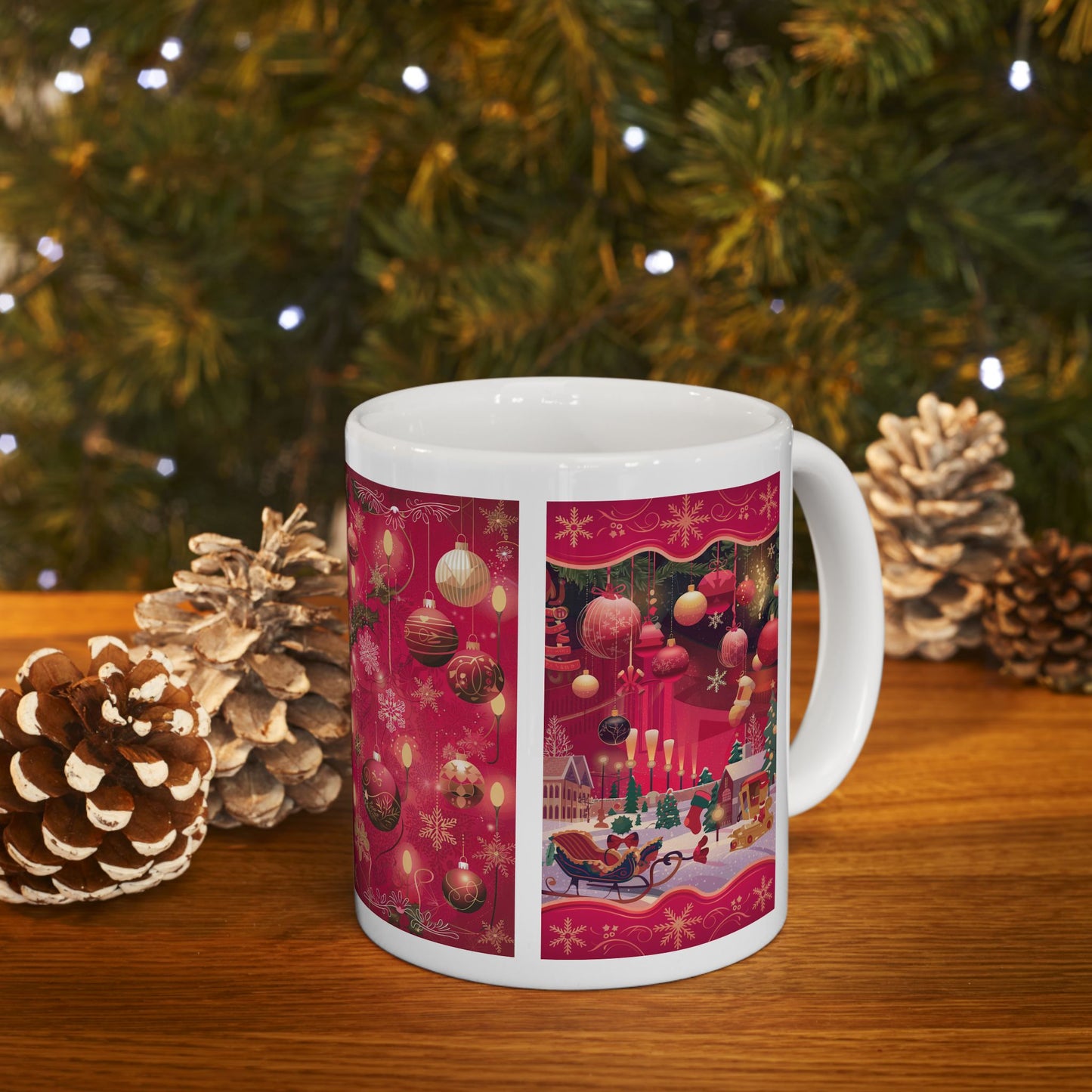 Christmas Village Mug | Holiday Magic Coffee Cup | Festive Winter Scene | Vintage Christmas Design | Christmas Mug | Christmas Lover Mug