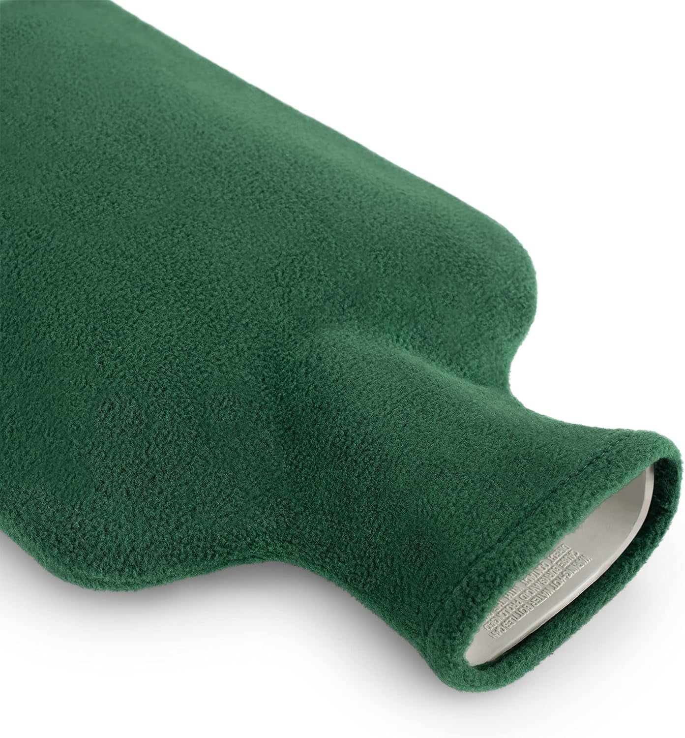 Luxurious Eco-Friendly Blumtal Premium Hot Water Bottle with Soft Fleece Cover - Leak-Proof Comfort in Elegant Green