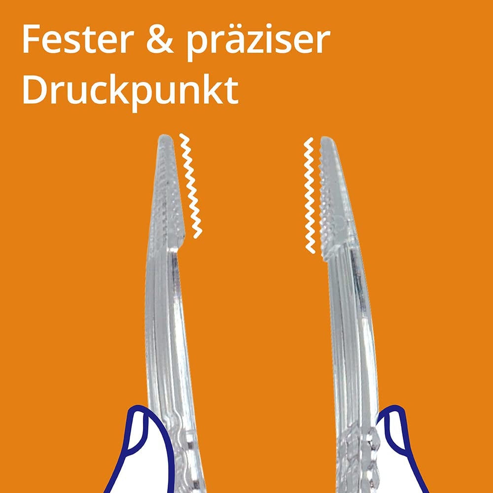 Einmalpinzetten - 50 Stück Sterile Kunststoffpinzetten für private Nutzer, Arztpraxen und Krankenhäuser – Ideal für eine angenehme Anwendung!