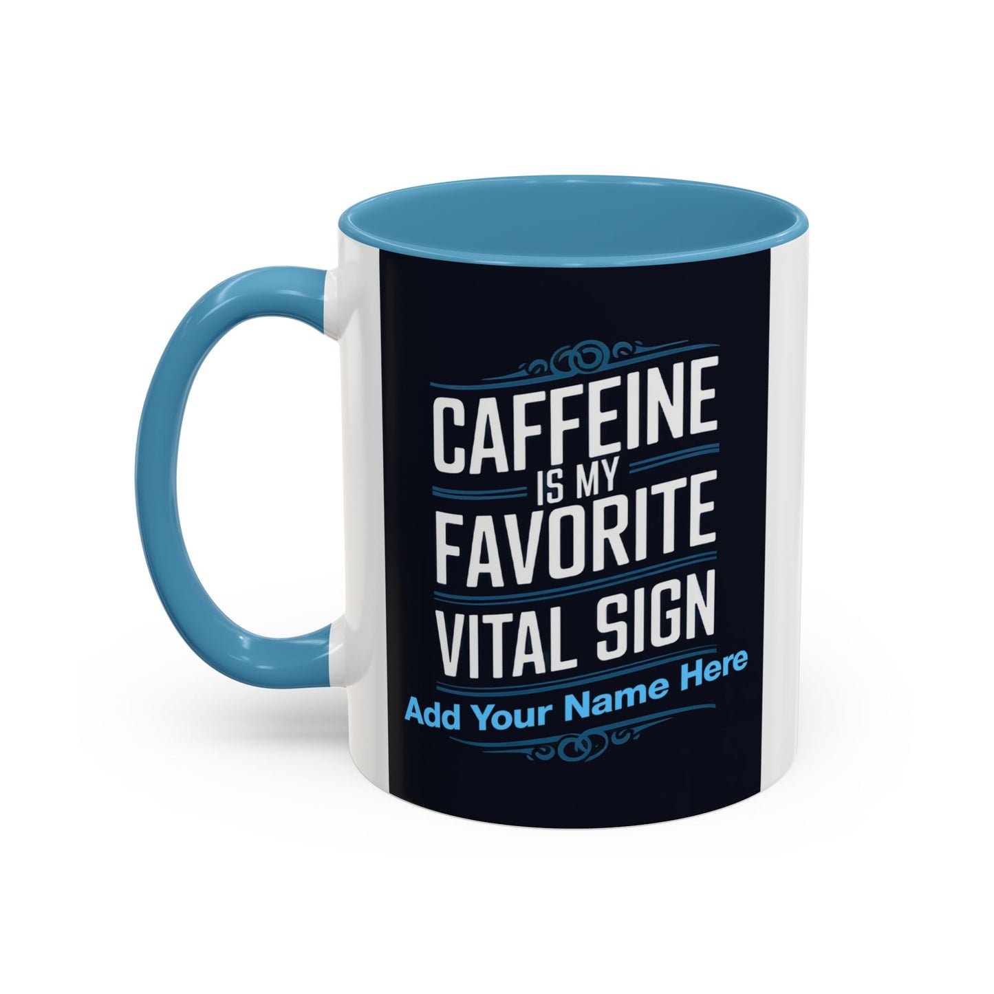Personalized Coffee Mug | Add Your Own Name or Message |Initials Coffee Mug | Monogrammed Elegance for Your Morning | Custom Mug (11, 15oz)
