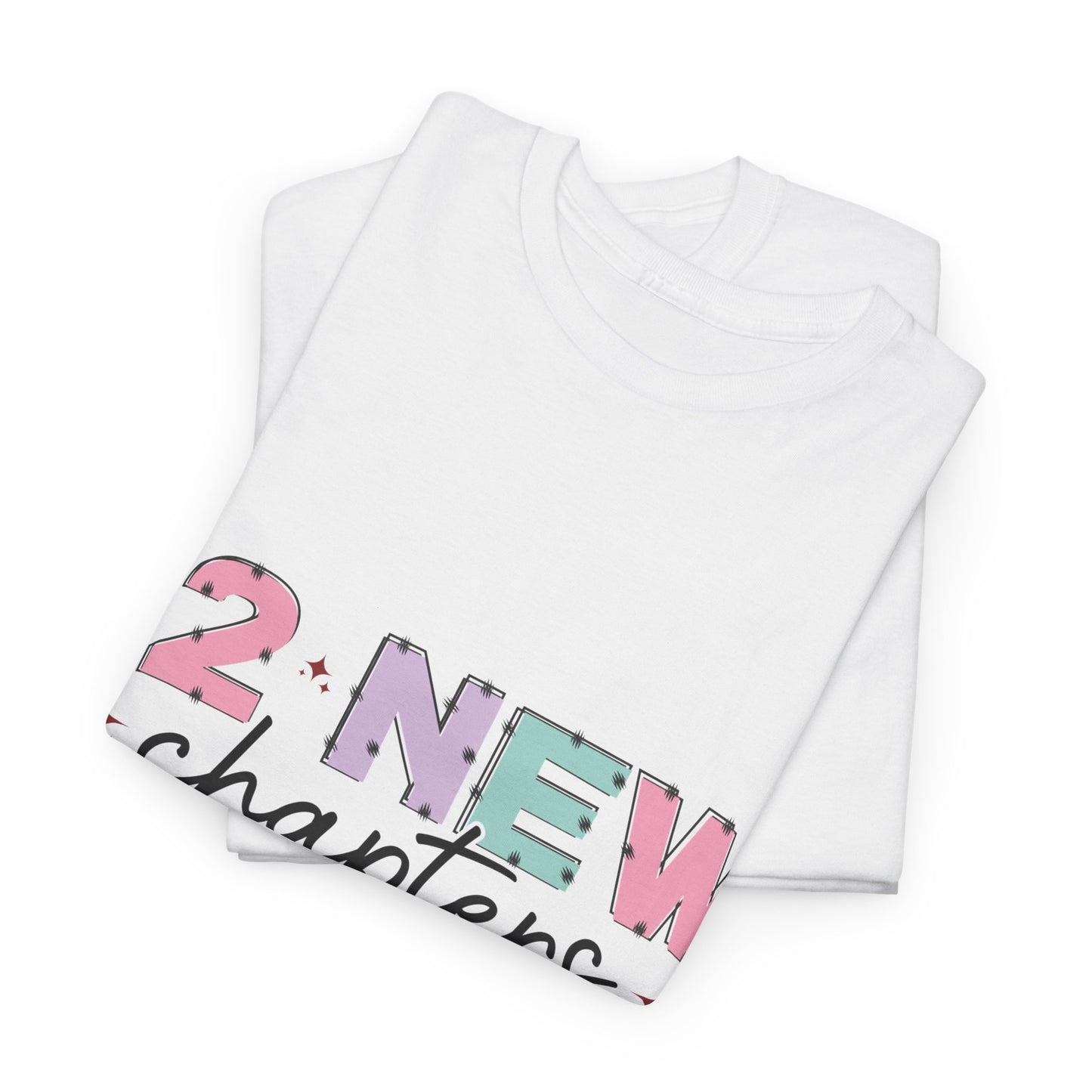 New Year | 12 New Chapters 365 New Chances | Motivational Quote Design | Timeless Style Shirt | Pastel Colors | Inspirational Design