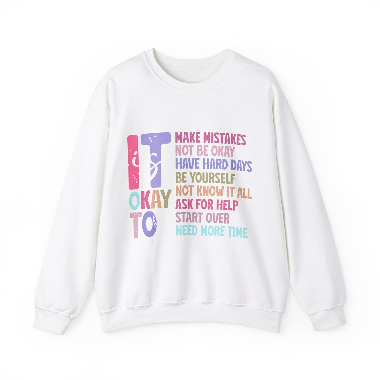 Cozy Heavy Blend™ Crewneck Sweatshirt | No-Itch Seamless Comfort Sweatshirt | Ribbed Knit Collar | Style That Lasts | Motivation Sweatshirt