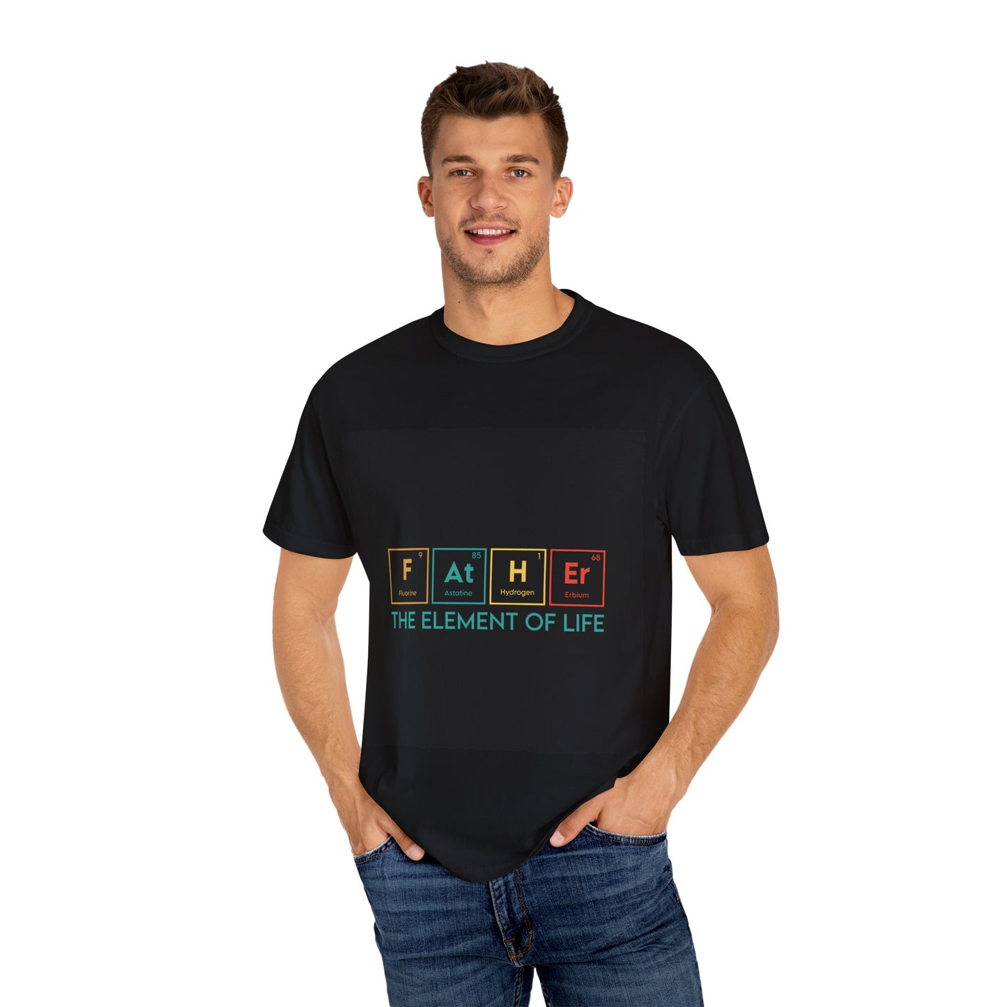 Science Dad T-Shirt | Periodic Table Father Gift | Chemistry Teacher Tee | Nerdy Parent Top | Science Geek Gift | Physics Elements Shirt