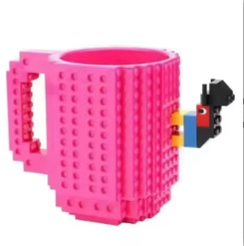 350ml Creative Building Block Mug - Versatile Coffee and Water Holder