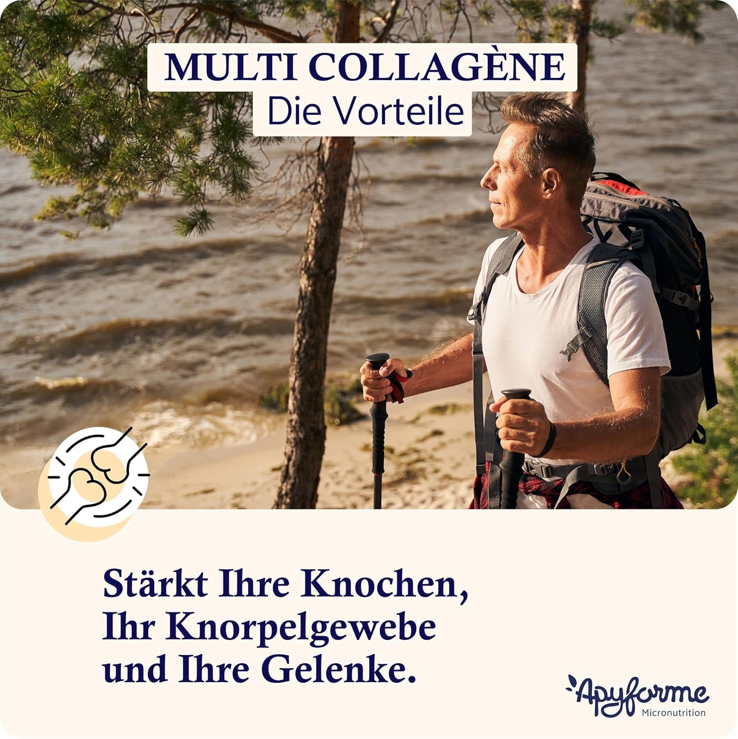 - Patentiertes Kollagen + Hyaluronsäure - Produkt Des Jahres 2023-3 Patente Und 16 Klinische Studien - 2-Monats-Kur - 60 Kapseln - Multi Collagène