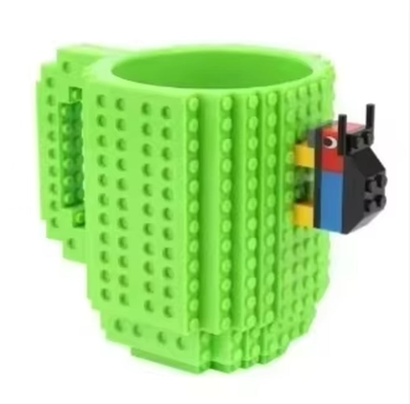 350ml Creative Building Block Mug - Versatile Coffee and Water Holder