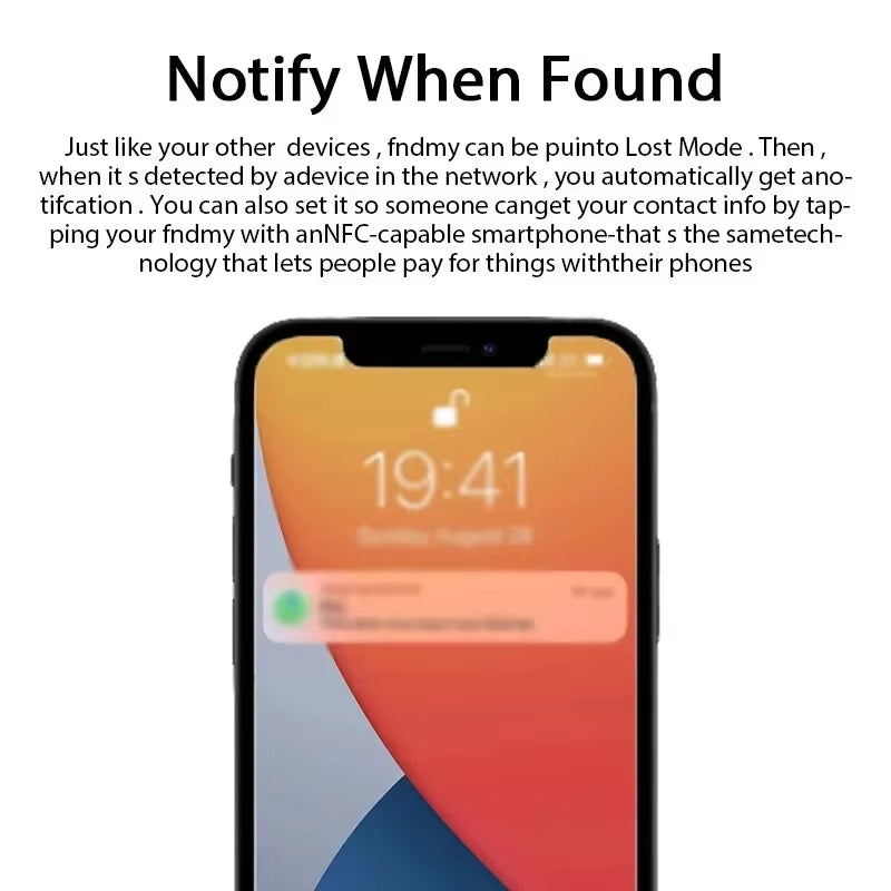 Mini Tracking Device Apple Find My Smart Tag Kid Pet Car GPS Tracker Bluetooth Smart Anti-Lost Device Alarm Reminder Positioner
