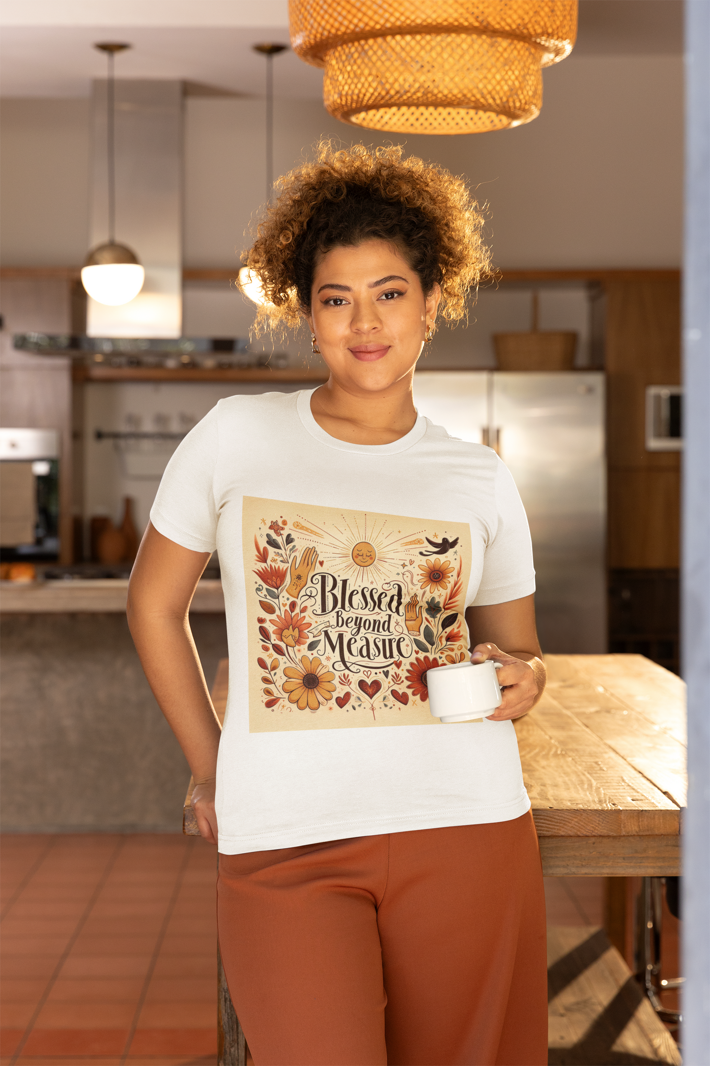 Blessed Beyond Measure T-shirt | Christian Faith Tee | Vintage Sunflower Design | Religious Gift | Grateful Heart Shirt | Unisex T-shirt
