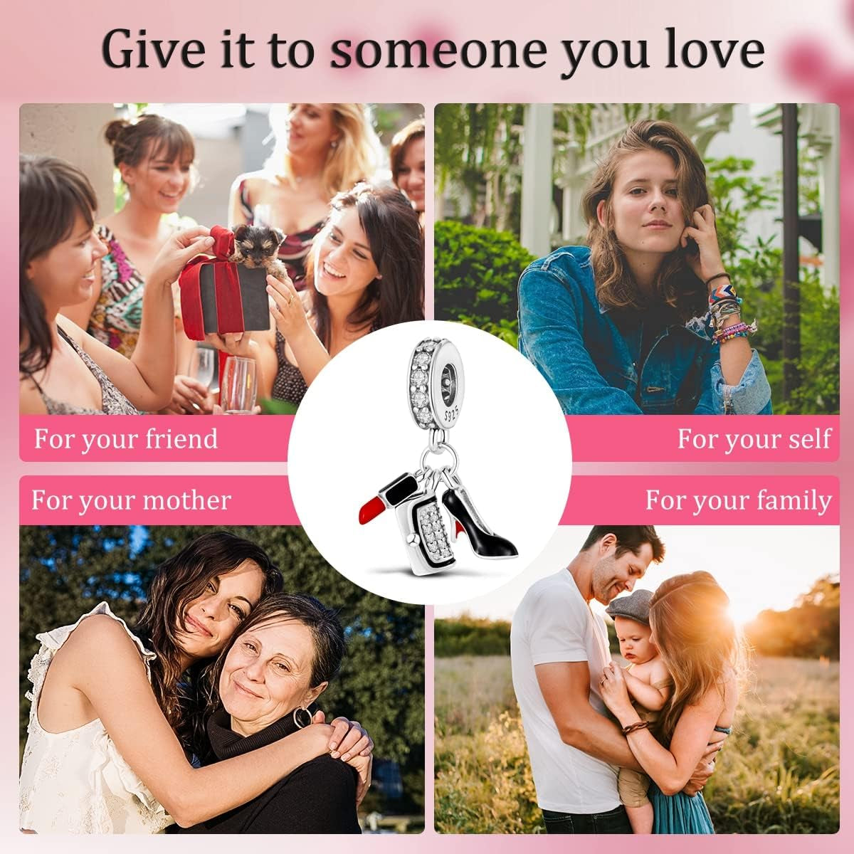 MULA 925 Silber Charms Anhänger – Ideal für Europäische Armbänder & Halsketten für Frauen