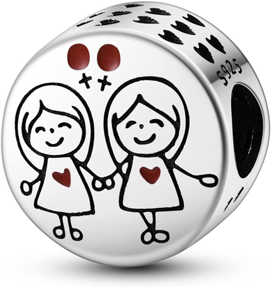 MULA 925 Silber Charms für Armbänder und Halsketten - Stilvolle Anhänger für Frauen, kompatibel mit Europäischen Designs