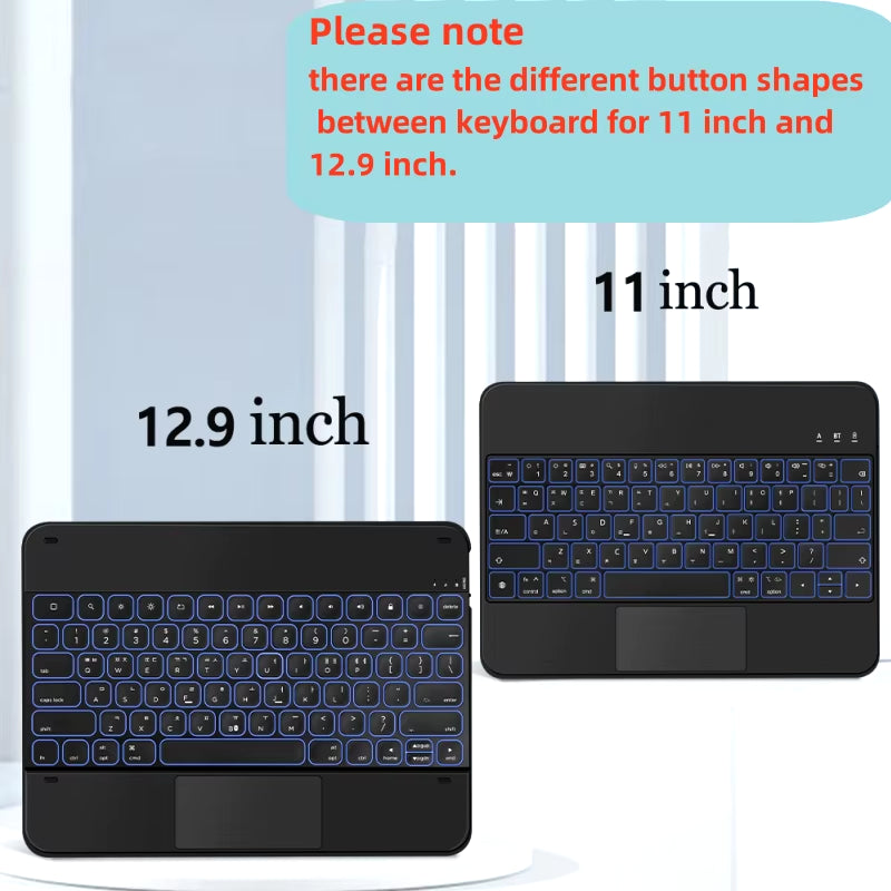 GOOJODOQ Magic Keyboard for Ipad Air 6 2024 13 Inch Case for Ipad Pro 11 12 9 Pro 13 Air 4 Air 5 for Ipad 10Th Generation Cover