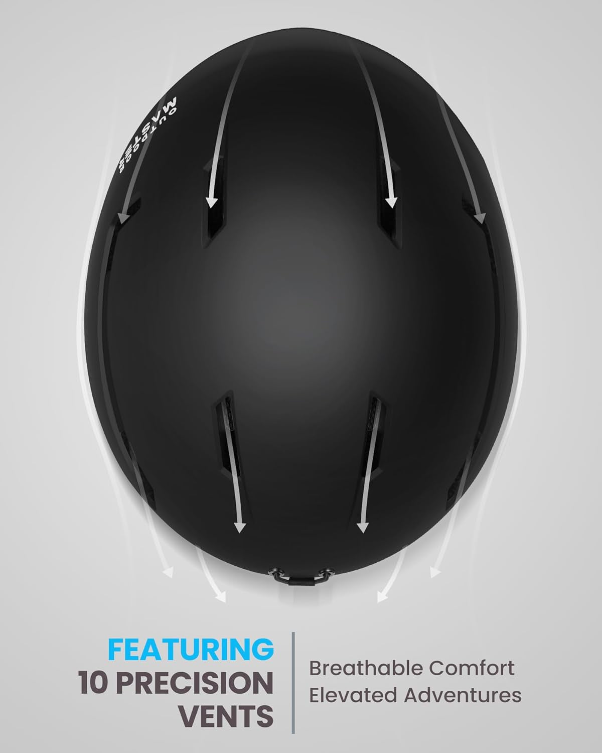 Outdoormaster Skihelm-Set für Erwachsene - Stylischer Snowboard-Helm mit Brille und 12 Belüftungsöffnungen für optimalen Komfort und Sicherheit