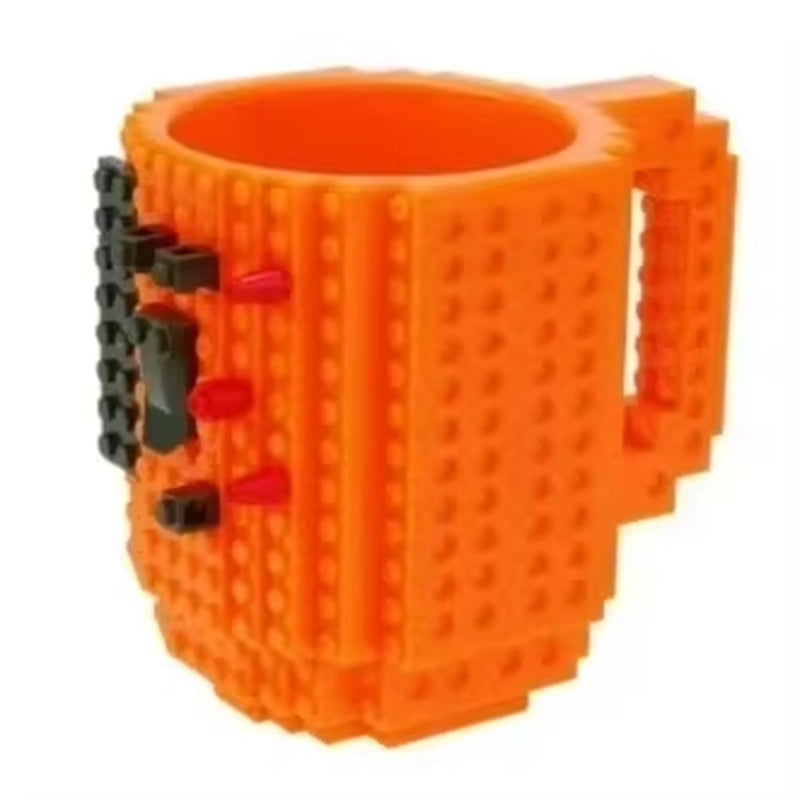350ml Creative Building Block Mug - Versatile Coffee and Water Holder