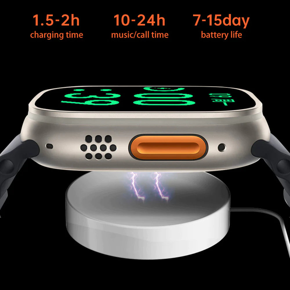 49Mm Ultra Series 8 NFC Smart Watch Bluetooth Call Waterproof Wireless Charging 2.02 Inch HD Sports Smartwatch for Men Women