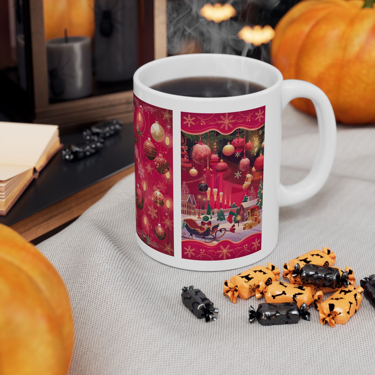 Christmas Village Mug | Holiday Magic Coffee Cup | Festive Winter Scene | Vintage Christmas Design | Christmas Mug | Christmas Lover Mug