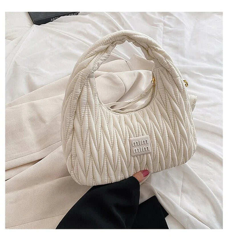 Luxury Brand Nylon Hobos Shoulder Bag for Women Handbag Clutch Purses 2023 New Brand Designer Evening Tote with Coin Purse