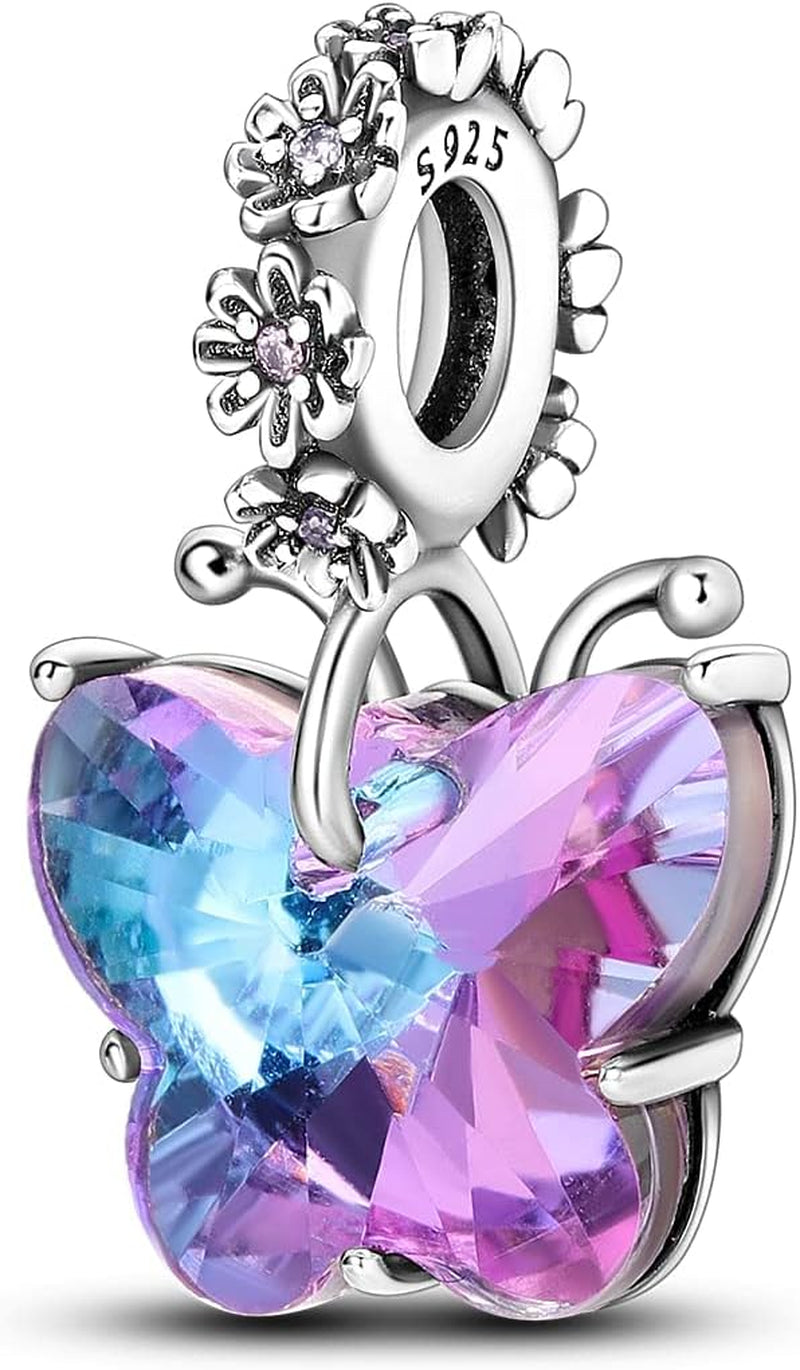 MULA 925 Silber Charms Anhänger für Armbänder und Halsketten – Ideal für Frauen und kompatibel mit europäischen Designs