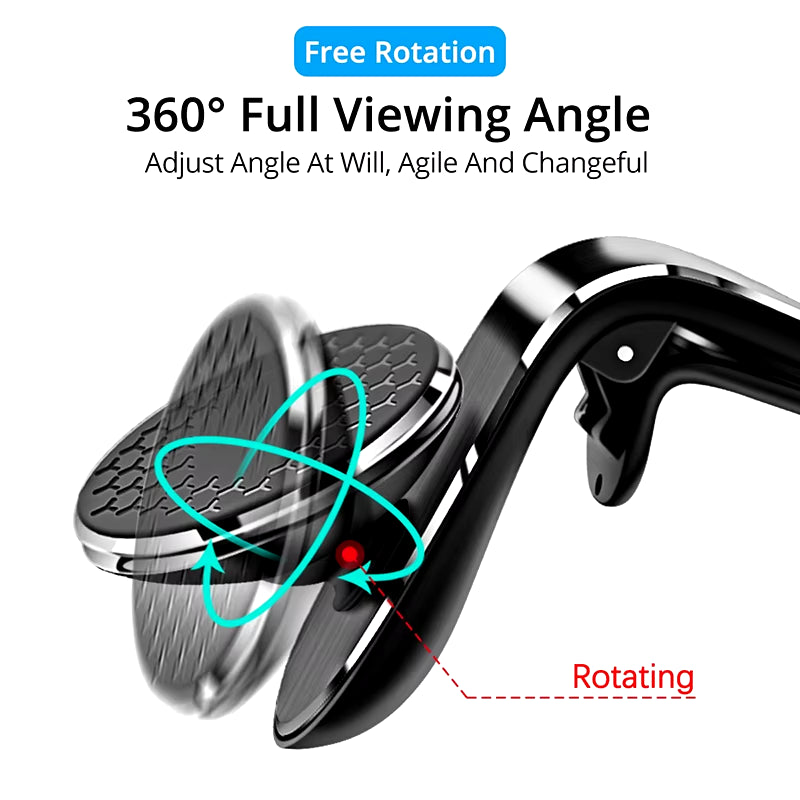 Magnetic Car Phone Holder Air Vent Clip Mount Rotation Cellphone GPS Support for Xiaomi Red Mi Huawei Samsung Phone Stand in Car