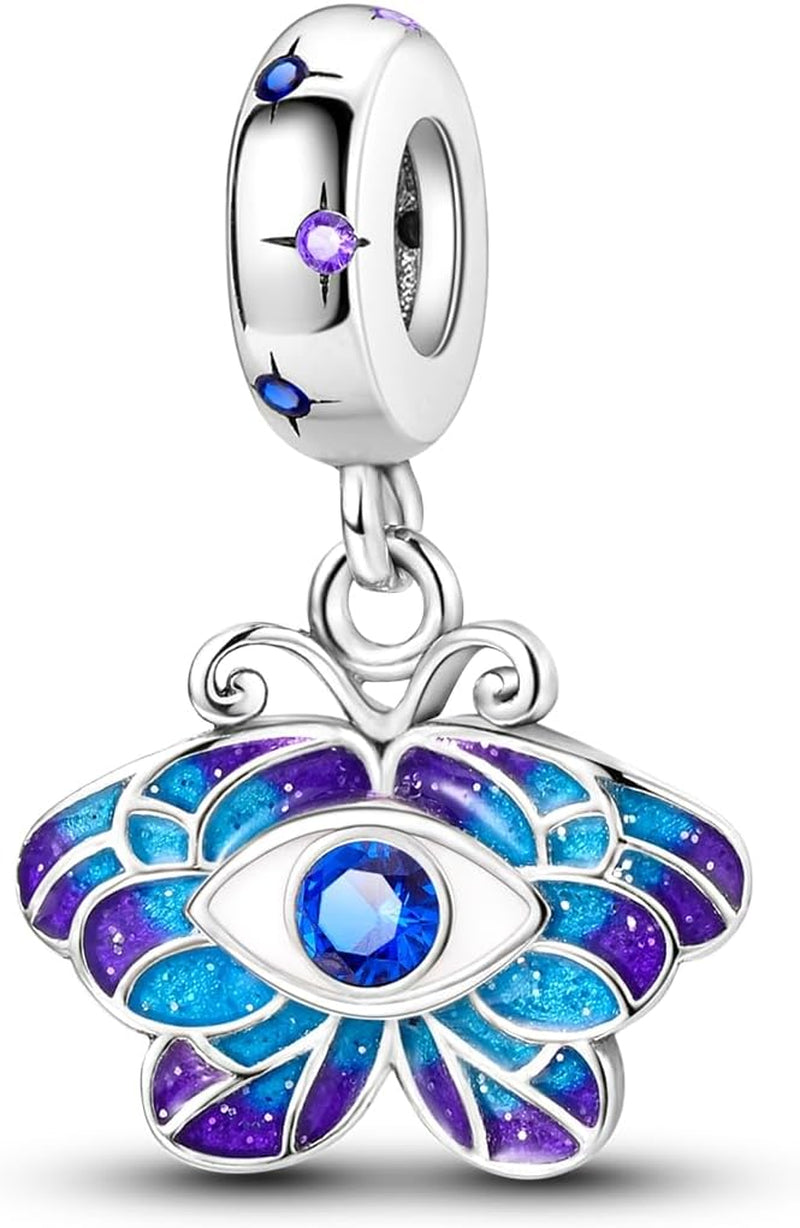 MULA Charms Anhänger Silber 925 Für Armbänder, Kompatibel Mit Europäischen Armbändern Und Halskette Für Frauen