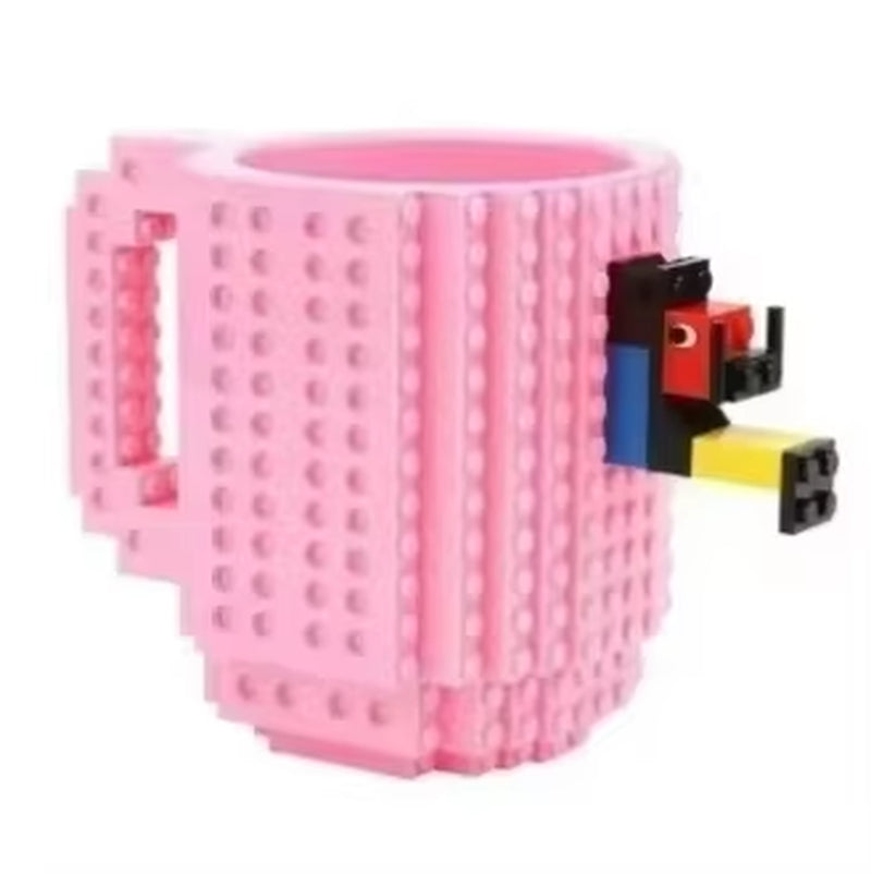 350ml Creative Building Block Mug - Versatile Coffee and Water Holder