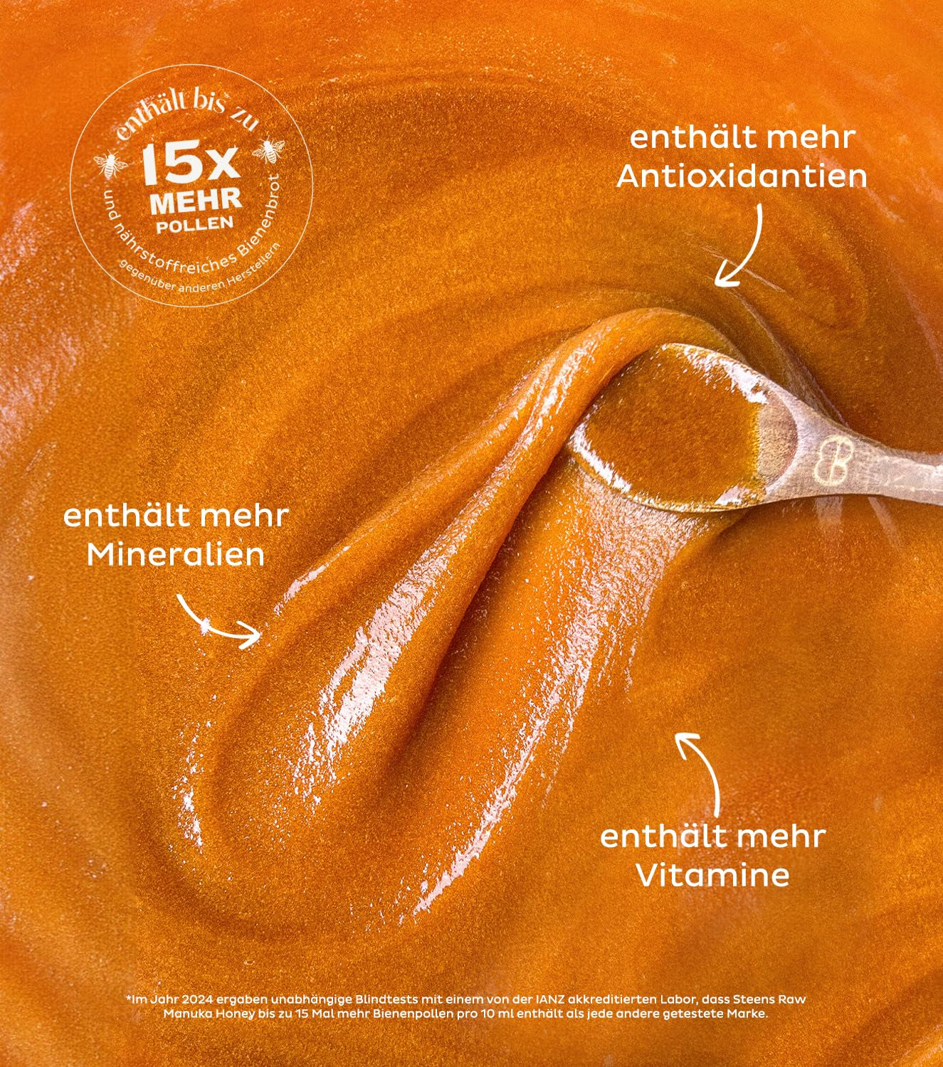 Manuka Honey MGO 515+ - 340 G Rein Roher 100% Zertifizierter UMF 15+ Manuka Honig - Abgefüllt Und Versiegelt in Neuseeland