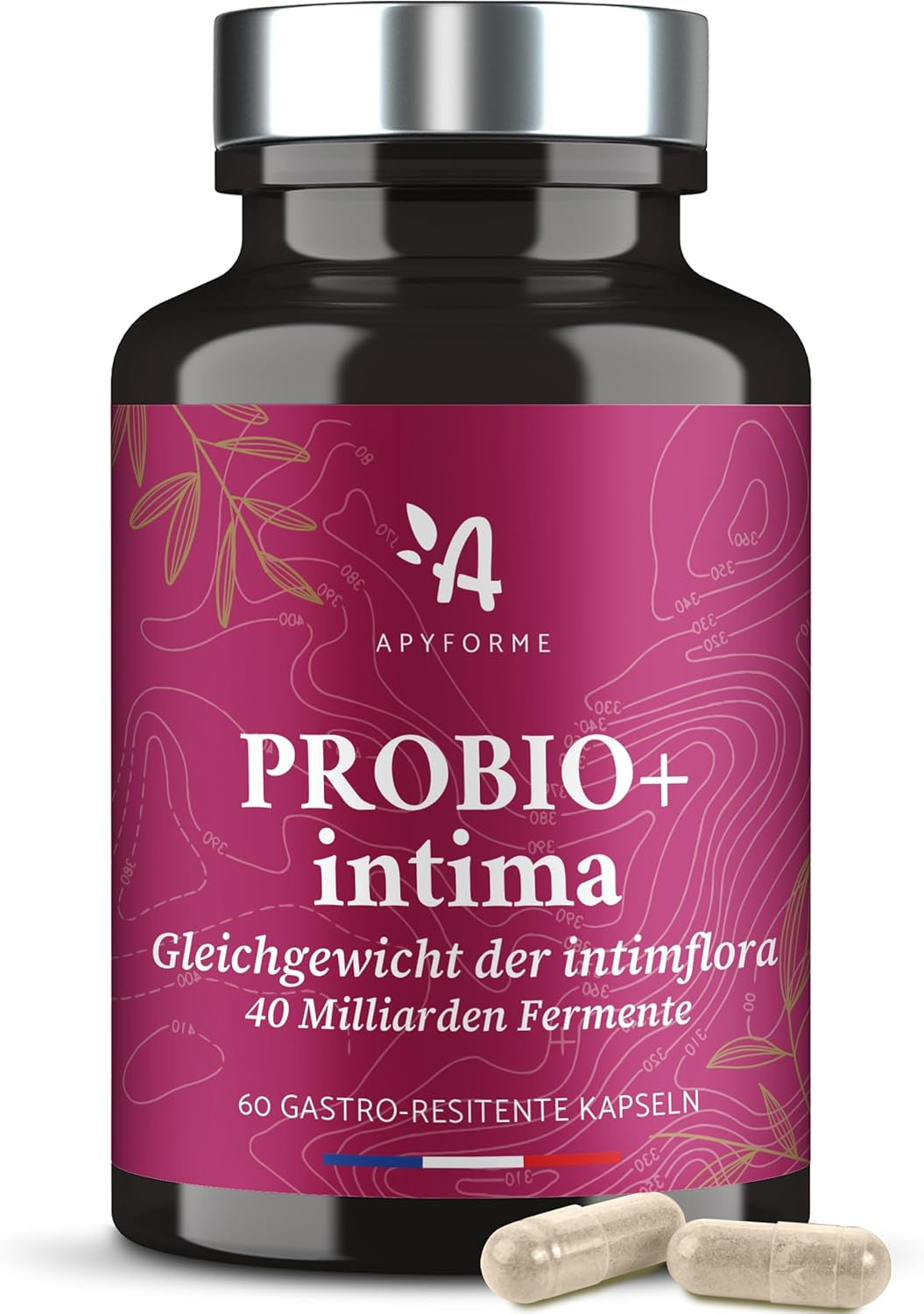 - Probiotika Für Frauen Intimflora - Bis Zu 40 Milliarden Kbe/Tag - 4 Lactobacillus-Stämme: Reuteri, Rhamnosus, Crispatus Und Acidophilus - 60 Magensaftresistente Kapseln - Probio+ Intima