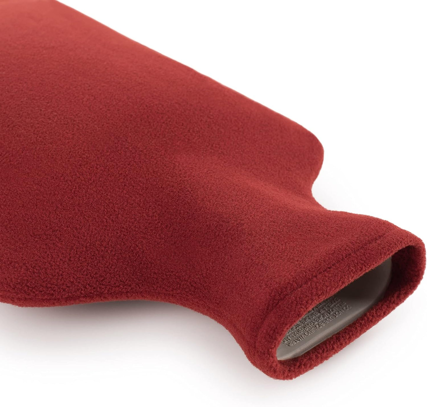 Blumtal Extra Large Premium Hot Water Bottle - Ultra-Soft Polar Fleece Cover, Leak-Proof Design for Ultimate Pain Relief - Aurora Red
