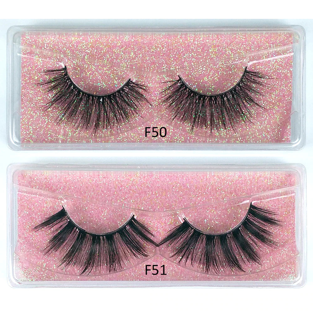 Lashes Bulk Wholesale 30/50/100/200 Pcs 3D Mink Lashes Natural Mink Eyelashes Fluffy False Eyelashes Makeup False Lashes in Bulk