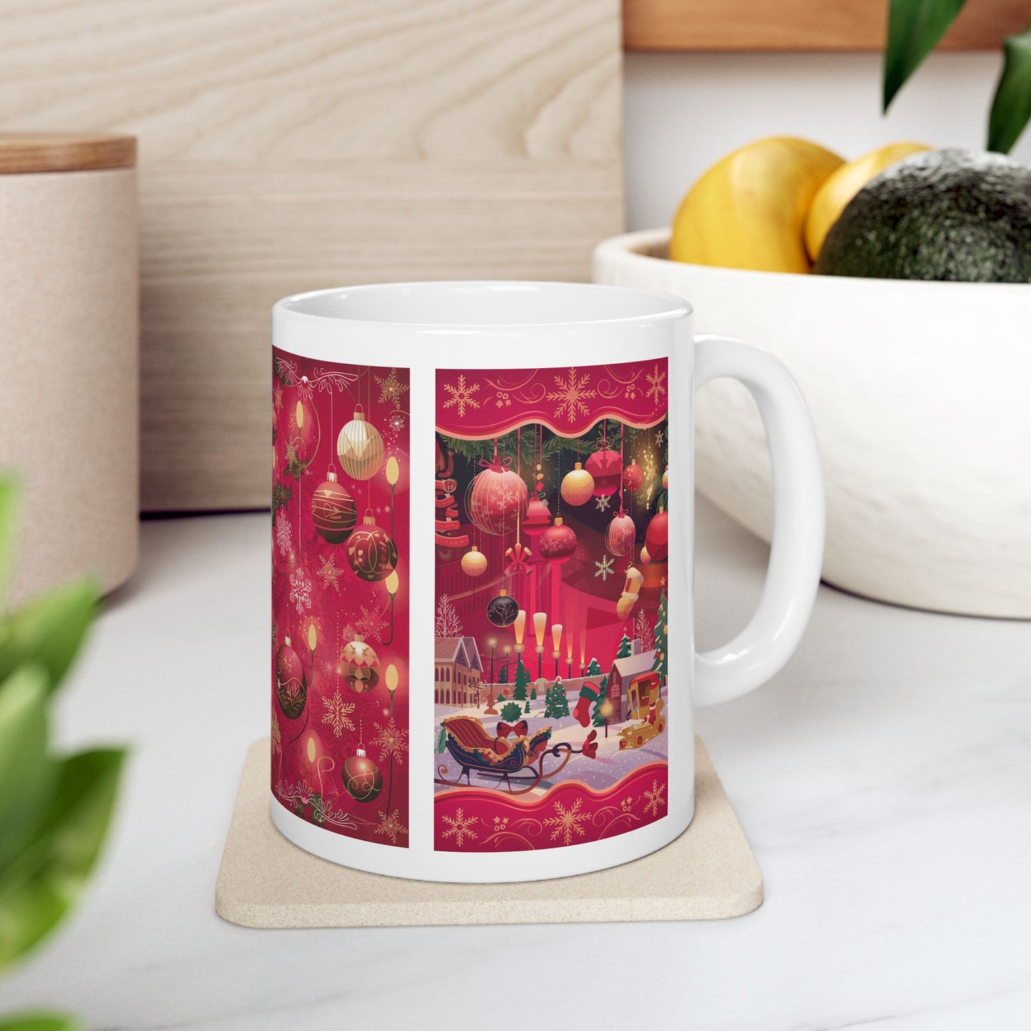 Christmas Village Mug | Holiday Magic Coffee Cup | Festive Winter Scene | Vintage Christmas Design | Christmas Mug | Christmas Lover Mug