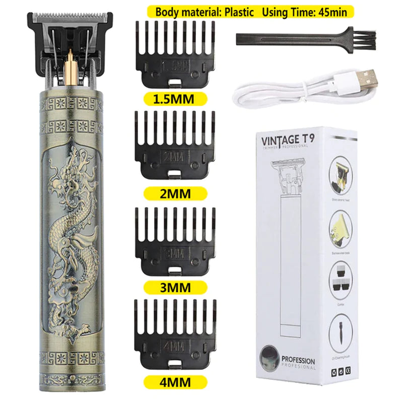 T9 USB Electric Hair Cutting Machine Rechargeable New Hair Clipper Man Shaver Trimmer for Men Barber Professional Beard Trimmer