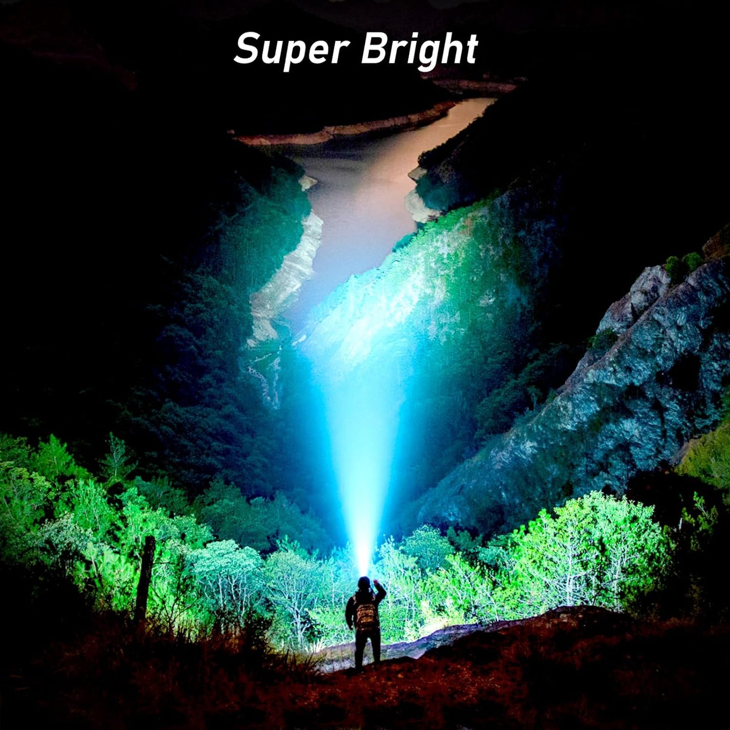 LED Stirnlampe Wiederaufladbar, Superhell 2000 Lumen Stufenlos Dimmbar Kopflampe Mit 8 Lichtmodi, Sensor Und Rotlicht, Leichtgewichtig Wasserdichte Mini Stirnlampe Für Campen, Angeln Usw.