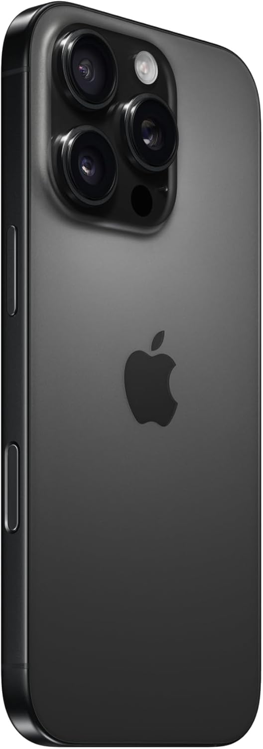 Apple iPhone 16 Pro (256GB, Titan Schwarz) – 5G, 4K Dolby Vision, Kamerasteuerung & längere Batterielaufzeit