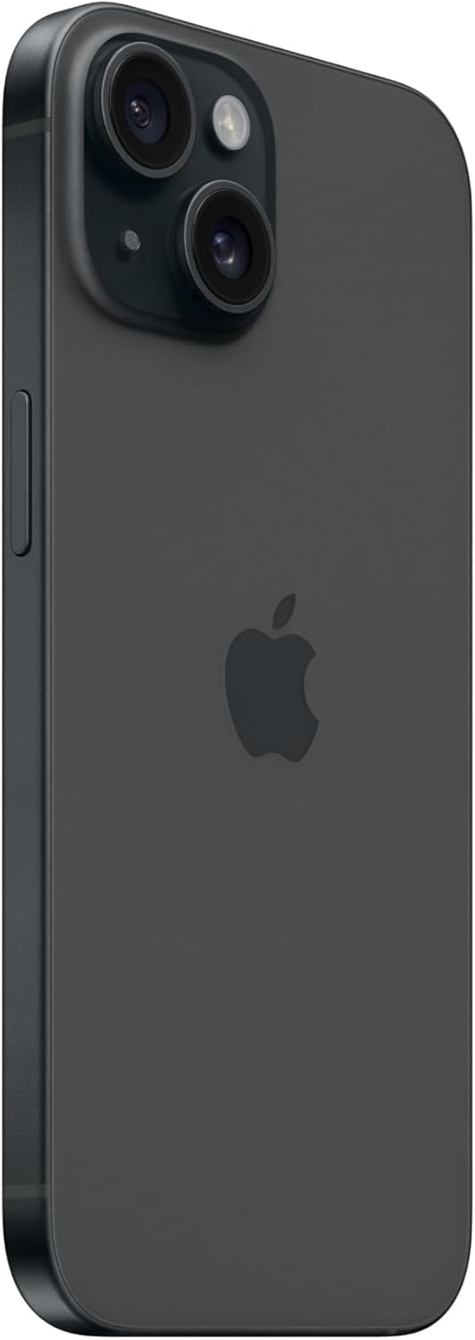 Apple iPhone 15 (256GB, Black) – Dynamic Island, 48MP Camera, A16 Bionic Chip, Super Retina XDR Display, USB-C & 5G Connectivity