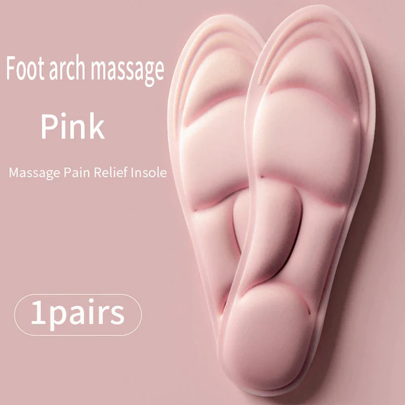 5D Insoles for Shoes Women Breathable Running Sport Insole Feet Arch Support Plantar Fasciitis Shoe Pads Memory Foam Shoe Sole