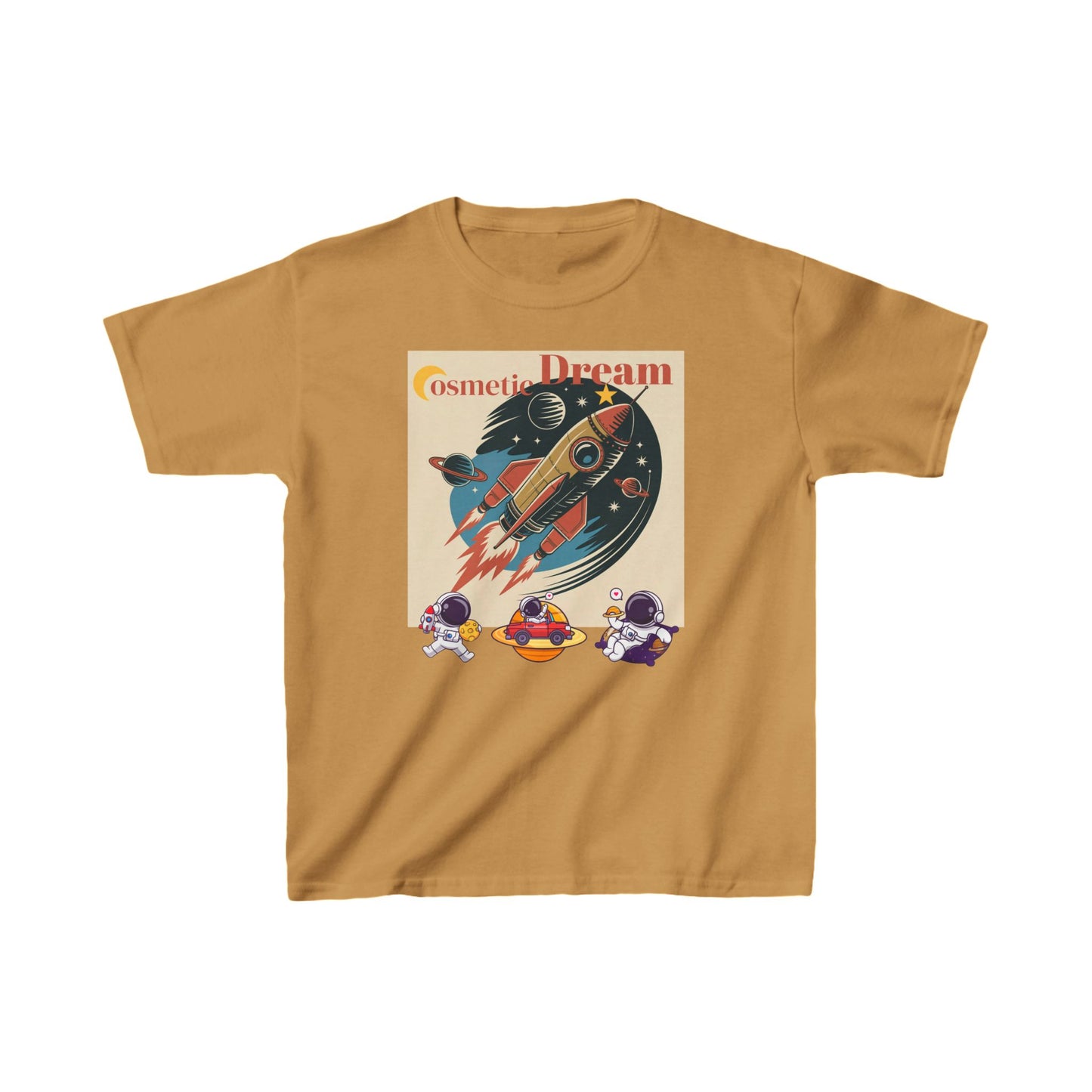 Kids Space Rocket | Children's Room Wall Art | Boys Girls Space Ship Design | Kids Adventure T-shirt | Space Theme | Kids Cosmic Design