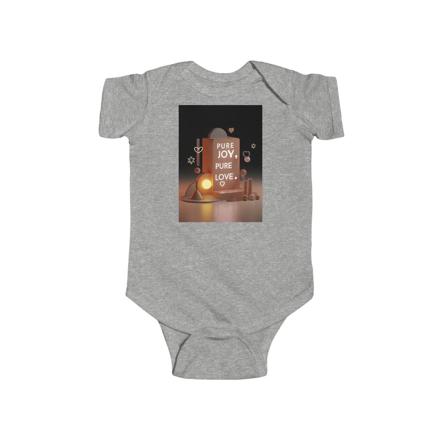 Pure Joy Pure Love T-shirt | Modern 3D Art Design | Romantic Quote Tee | Aesthetic Love Gift | Valentine's Day Shirt