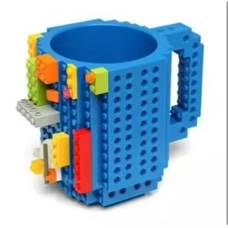 350ml Creative Building Block Mug - Versatile Coffee and Water Holder